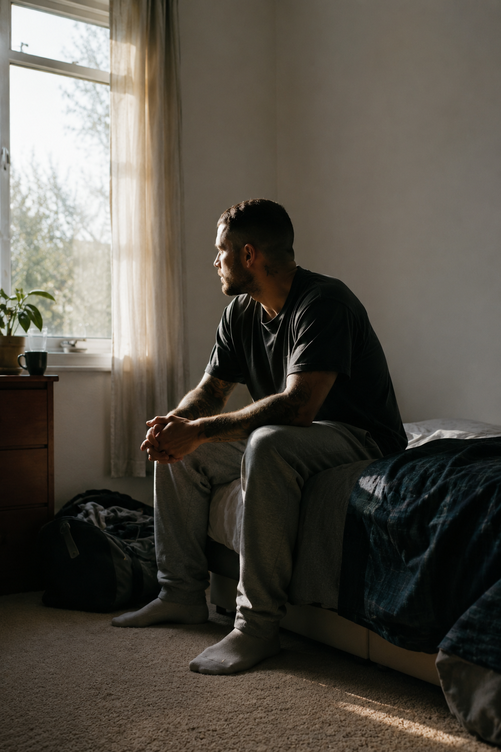 lewis — fighting to stay sober.